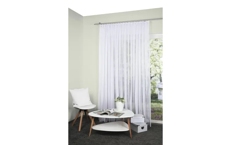 Stotz Decor AG Tagvorhang mit Faltenband und Gleiter Chur 300 cm x 145 cm