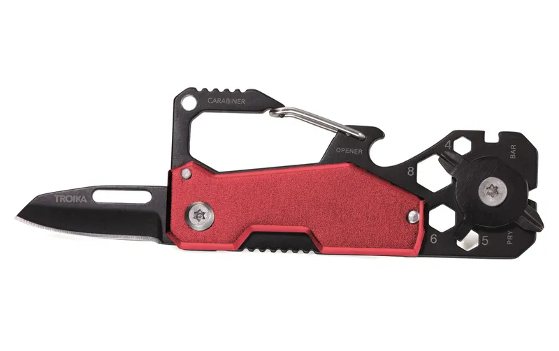 Troika Taschenmesser Toolinator 10 Funktionen rouge/noir