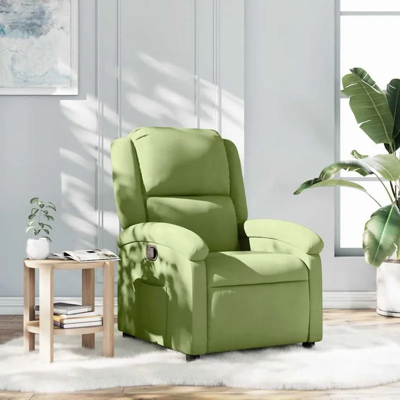 Relaxsessel Hellgrün Samt