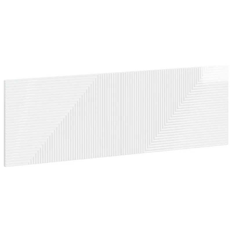 Wandmontiertes Kopfteil HAARLEM Hochglanz bianco derivato del legno